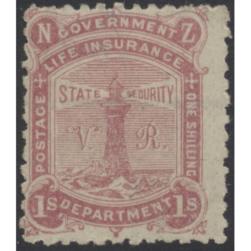 189 - New Zealand. QV-QEII M/U coln in 5 albums, incl 1855-62 large star Chalons to 1/- U, 1855-62 no wmk ... 