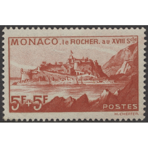 229 - Monaco. Early to modern, mostly M (unless otherwise stated) coln in 2 SG Davo albums, incl 1885 vals... 