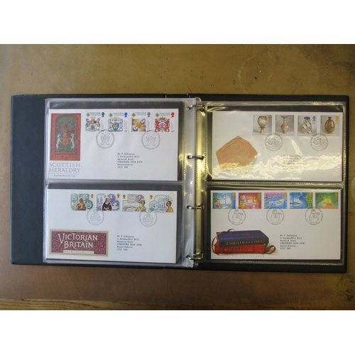 382 - 1977-2013 Royal Mail FDCs in 9 albums. (2½B)