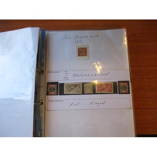 7 - World misc early to modern M/U coln in 1 ring binder, incl Victoria stamp duty issues to 5/- U, Becu... 