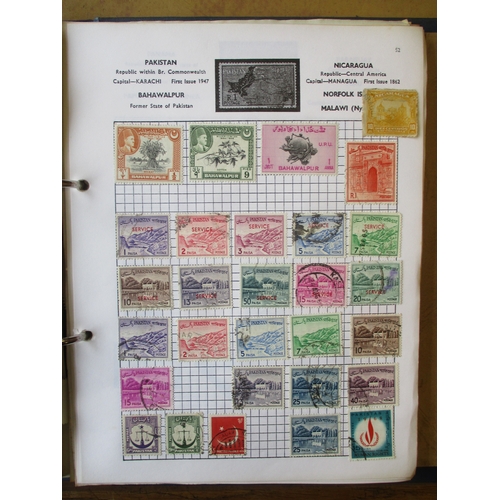 75 - World misc early to modern M/U coln in albums and stock books. GB, India, etc., incl GB 1902 5/- U. ... 