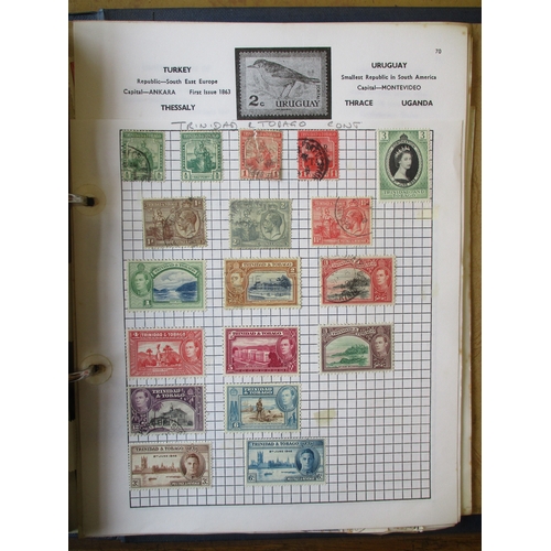 75 - World misc early to modern M/U coln in albums and stock books. GB, India, etc., incl GB 1902 5/- U. ... 