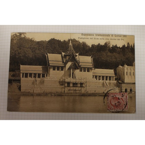 256 - Thailand. An unused and used collection of Postal Stationary in 2 albums incl 1897 Straits Settlemen... 