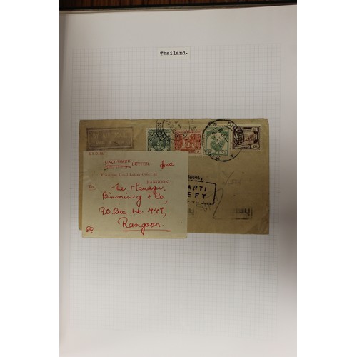 240 - Thailand. A collection of pmks written up in an album with a range of Bangkok and provincial types, ... 