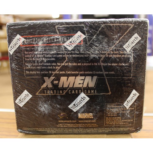 99 - X-Men. 2000 Wizards of the Coast sealed X-Men trading card game booster box, contains 36 booster pac... 