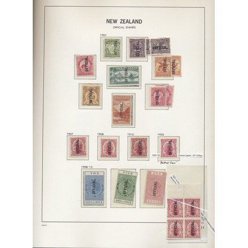 189 - New Zealand. QV-QEII M/U coln in 5 albums, incl 1855-62 large star Chalons to 1/- U, 1855-62 no wmk ... 