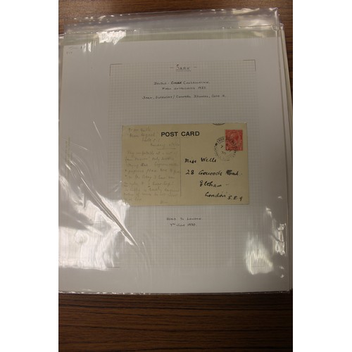 397 - Channel Islands. Postal history coln with a range from QV-QEII, incl Alderney, Guernsey, Jersey with... 