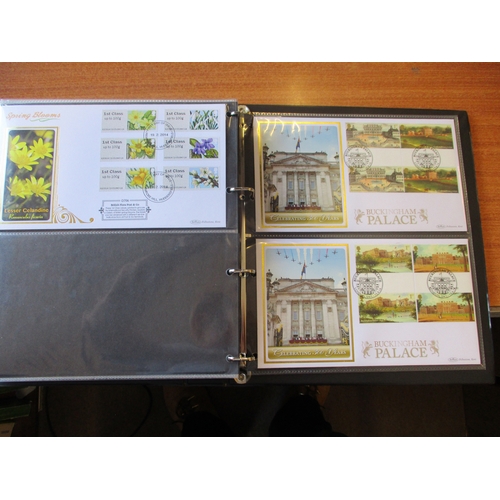 261 - 1992-2014 Benham FDCs in 12 Malvern cover albums. Nice lot (2B)