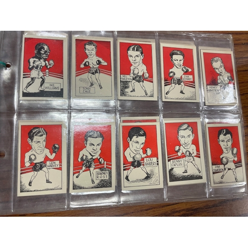 37 - Cummings. Complete set in plastic sleeves with Famous Fighters generally good. Cat. 320. (R)