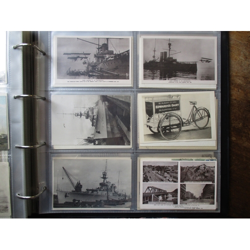 41 - Misc. coln. in modern album. shipping incl. merchant, naval, lightships, paddle steamers, lifeboats ... 