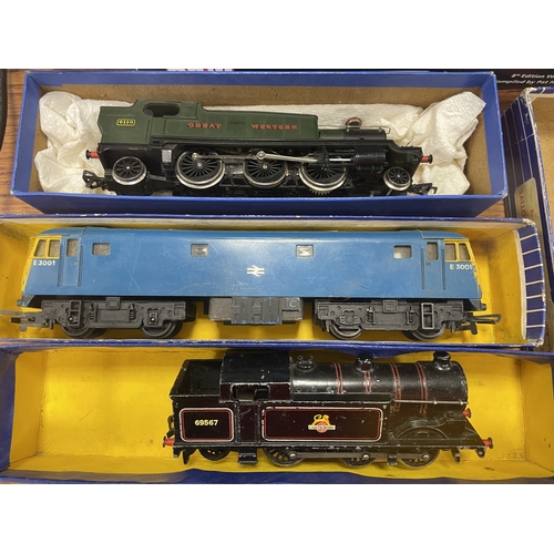 468 - Collection of OO gauge locomotives including unboxed Airfix tank 6110 2-6-2, Hornby tank 69567 0-6-2... 