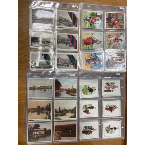 21 - Collection of large cards including complete sets from Carreras Notable MP's, Churchman Well-known T... 