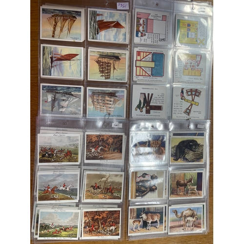 21 - Collection of large cards including complete sets from Carreras Notable MP's, Churchman Well-known T... 