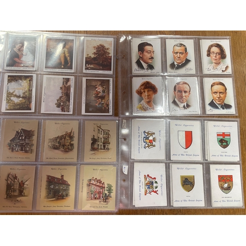 21 - Collection of large cards including complete sets from Carreras Notable MP's, Churchman Well-known T... 