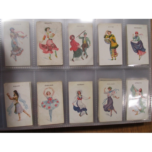 30 - Wills. Scissors. Collection in album with part sets including Actresses purple brown, red (16), oran... 