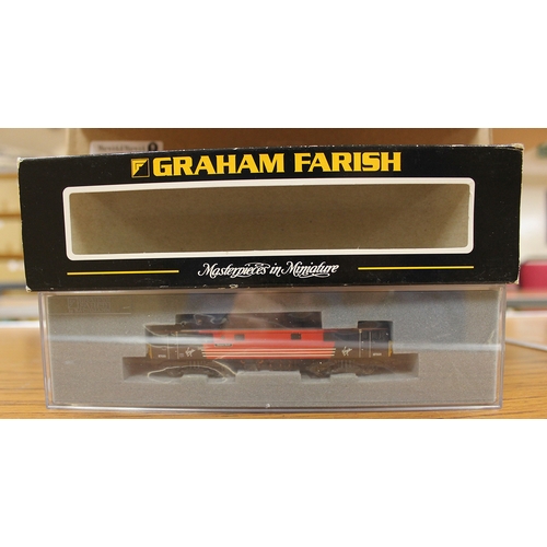 411 - Graham Farish. N gauge collection of diesel locomotives, generally excellent to mint in good to good... 