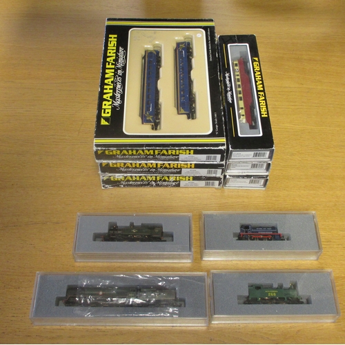 419 - Graham Farish. N gauge collection of locomotives, generally excellent to mint in good to excellent b... 