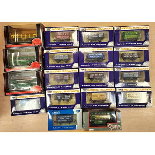 436 - Range of EM/OO gauge white metal kits with some plastic built to a very high with locomotives (3), t... 