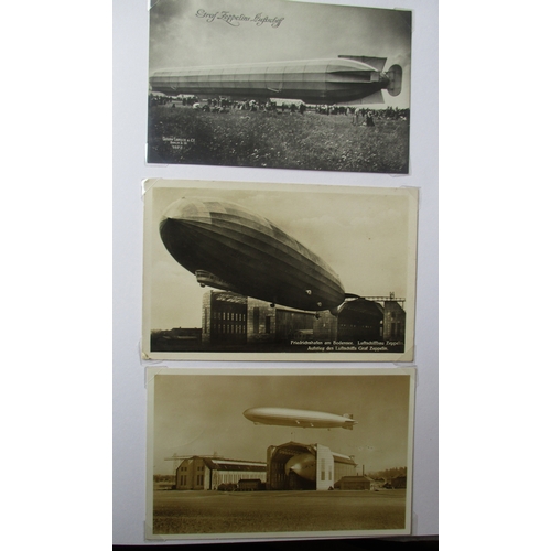 49 - Misc, coln, in 3 albums with Hitler interest, merchant and naval shipping, zeppelins, shipping disas... 