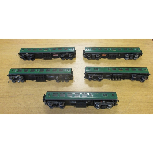 502 - Exley Misc. OO gauge Southern Railways unboxed 5-Car EMU, generally good plus, with motorised coach ... 