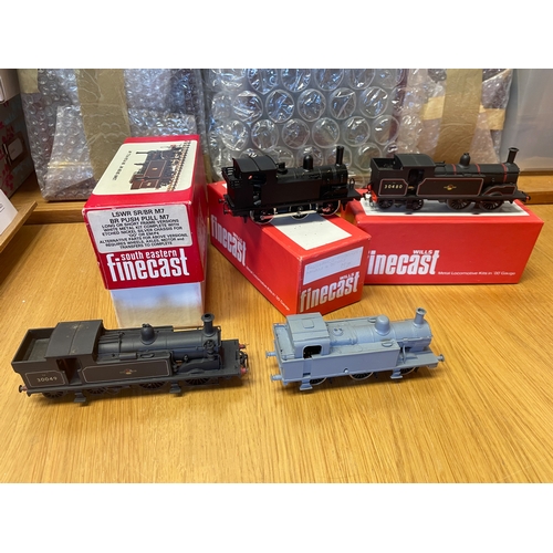 506 - Kit built. Finecast. Collection of OO gauge locomotives with tanks (7), steam with tender (2) genera... 