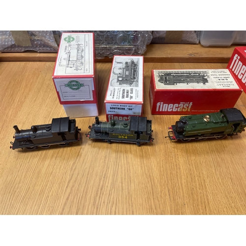 506 - Kit built. Finecast. Collection of OO gauge locomotives with tanks (7), steam with tender (2) genera... 