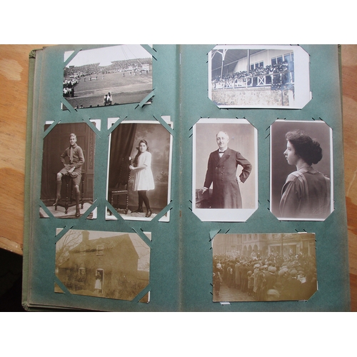 79 - Misc. coln. in old album with range of subjects incl. children, comic, theatre and music hall stars,... 