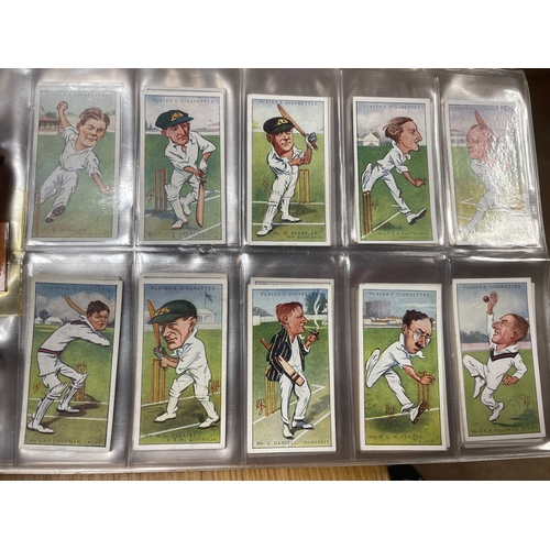 8 - Collection in album with complete sets including Drapkin Australian and English Test Cricketers, Ogd... 