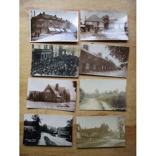 99 - Warwickshire. Misc. coln. with RP and ptd. views of Knowle, Meriden, Lapworth station, Honiley Boot ... 