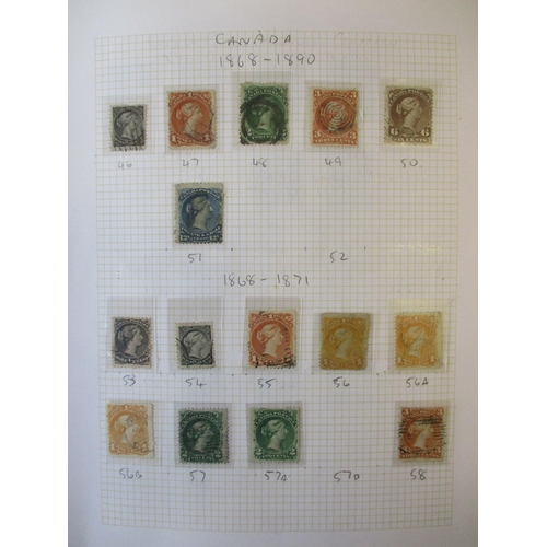 129 - Canada. QV-QEII M/U coln in 8 albums, incl 1868 set to 12½c U, 1868-71 set U (less 57d and 61a), 187... 