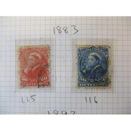 129 - Canada. QV-QEII M/U coln in 8 albums, incl 1868 set to 12½c U, 1868-71 set U (less 57d and 61a), 187... 