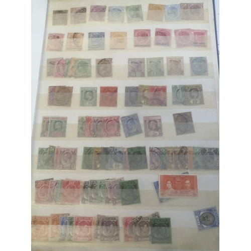 132 - Malaya and States. QV-QEII misc M/U ranges, arranged untidily in mixed condition in approx 12 stockb... 