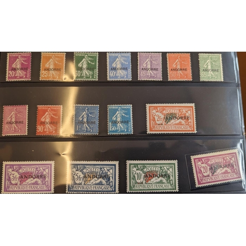 139 - Andorra. Early to modern mostly M coln in 4 binders, incl French post offices 1931 set M with slight... 