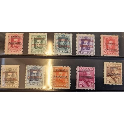 139 - Andorra. Early to modern mostly M coln in 4 binders, incl French post offices 1931 set M with slight... 