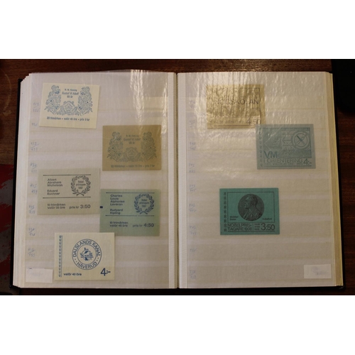 175 - Sweden. Booklet range in 1 stockbook, starting with Gustav V  1918 7 ore deep green panes of 10, 192... 