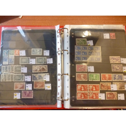 23 - World misc early to modern large M/U accumulation in ring binders and on stockcards. With BC, Denmar... 