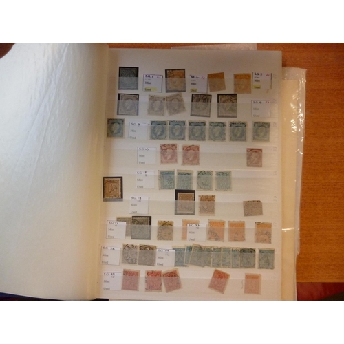 23 - World misc early to modern large M/U accumulation in ring binders and on stockcards. With BC, Denmar... 