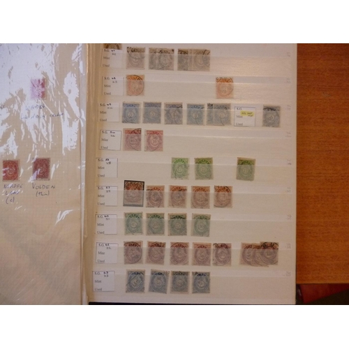 23 - World misc early to modern large M/U accumulation in ring binders and on stockcards. With BC, Denmar... 