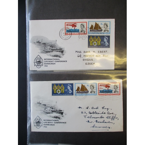 257 - 1960-2022 GB FDCs in approx 48 folders. A large coln with a range of special handstamps seen. (7B)