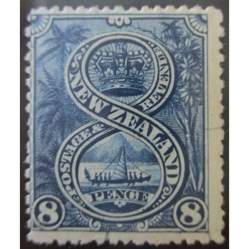 63 - Australia and NZ M/U early to modern coln in 14 SG Senator albums, incl 1898 NZ 8d M, 1899-1903 NZ 5... 