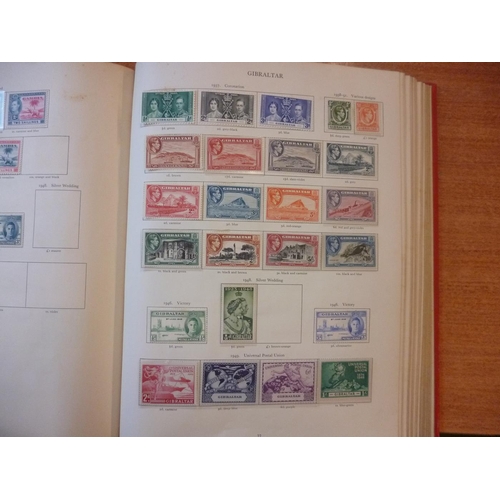 7 - BC, M/U coln in 1 SG KGVI album, incl Bermuda 1938-53 vals to £1 M, Cayman Is 1938 and 1950 sets M (... 