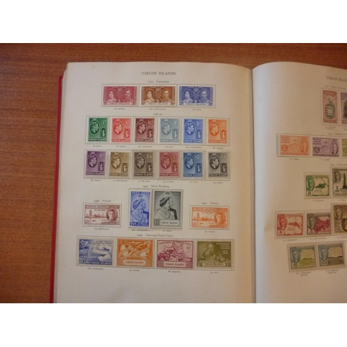 7 - BC, M/U coln in 1 SG KGVI album, incl Bermuda 1938-53 vals to £1 M, Cayman Is 1938 and 1950 sets M (... 