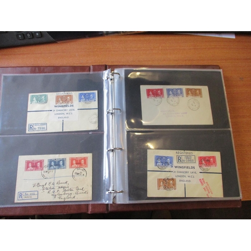 93 - BC range of covers in 3 ring binders, incl range of 1937 Coronation issues, Egypt, Jamaica, plus fur... 