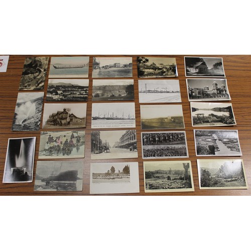 111 - New Zealand. Misc. range incl. street scenes, shipping and shipwrecks of S.S. Kaipara and S.S. Waika... 