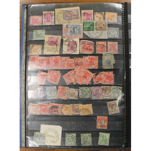 132 - Malaya and States. QV-QEII misc M/U ranges, arranged untidily in mixed condition in approx 12 stockb... 