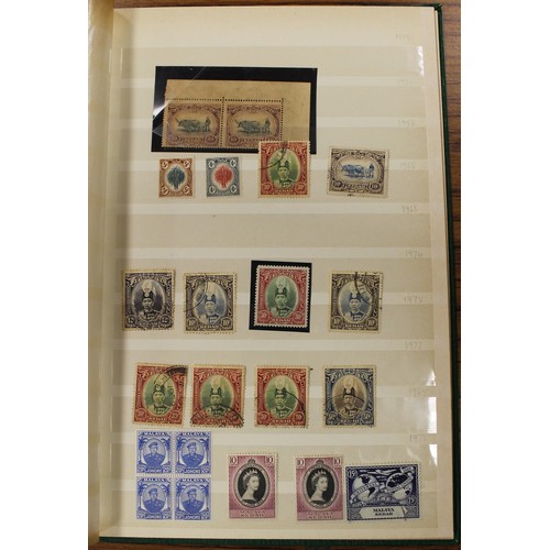 132 - Malaya and States. QV-QEII misc M/U ranges, arranged untidily in mixed condition in approx 12 stockb... 