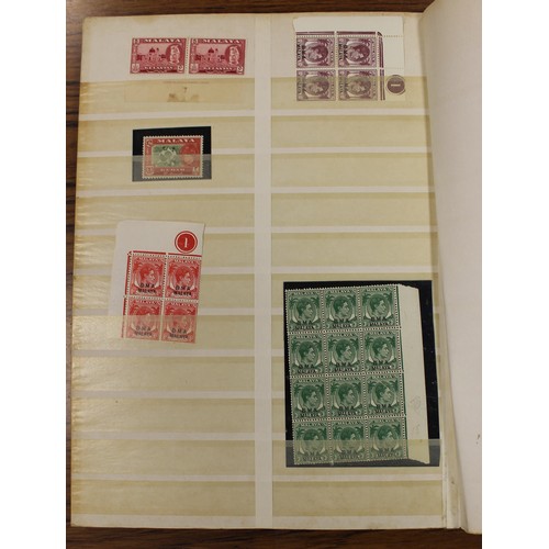 132 - Malaya and States. QV-QEII misc M/U ranges, arranged untidily in mixed condition in approx 12 stockb... 