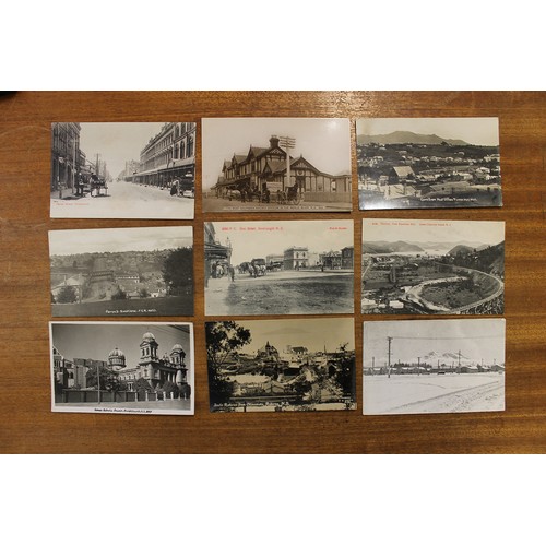 111 - New Zealand. Misc. range incl. street scenes, shipping and shipwrecks of S.S. Kaipara and S.S. Waika... 