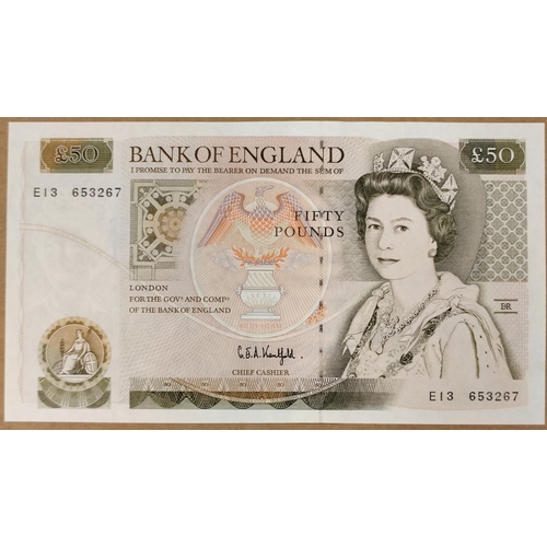 385 - G.E.A Kentfield. Range of sequenced £50 Wren E13 653266 - E13 653270 extremely fine to good extremel... 