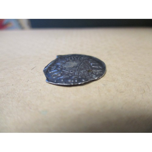 547 - Alfred the Great. London mint penny LONDONIA monogram without moneyers name, from a mount  fine. (S.... 